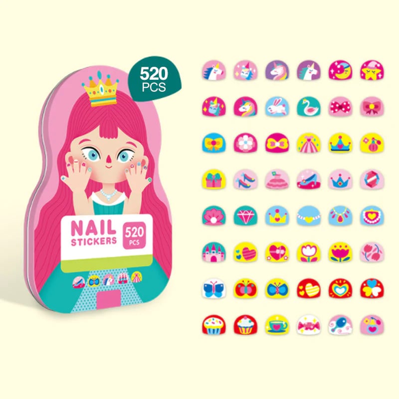 Perfect Gift For Girls😍Kids Nail Stickers