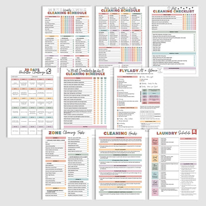 🔥🔥ADHD Cleaning & Organizing Toolkit - Chore Planner✔
