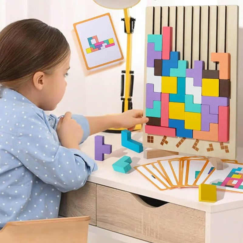 Promotion Dasy 49% OFF🔥Wooden block puzzles – learning through play