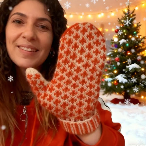 🎅The "Naughty List" Mittens | Cozy Knit with a Hidden Attitude 🖕✨