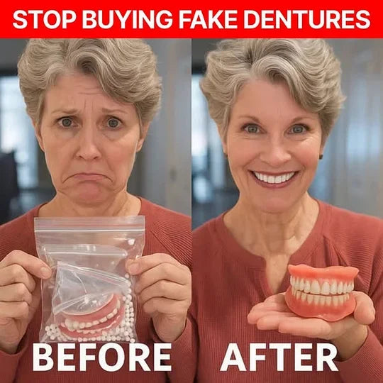 🌎Ends Today: 70% OFF! Custom-Fit Full Functional Dentures Make you more confident✨