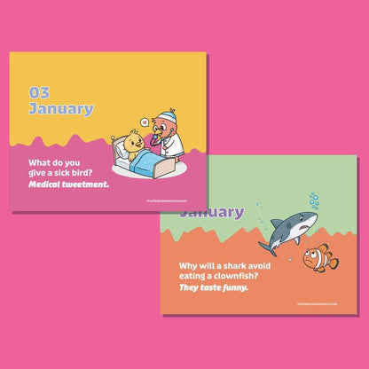 😂📅Perpetual Kids Jokes Calendar - A Year of Daily Laughs with 365 Kid-Approved Jokes for Family Fun - Colorful Engaging Design