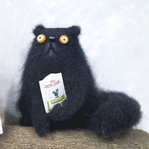 🎁Wool Felt Familiars – Quirky Handmade Companions🐱