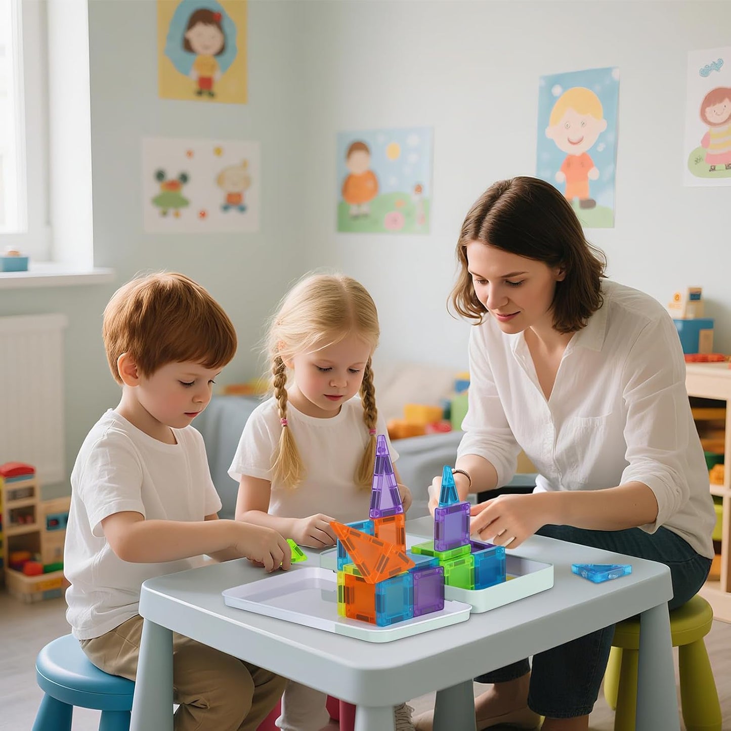 🎁Last Day Special 49% OFF - Mini Magnetic Tiles Building Blocks