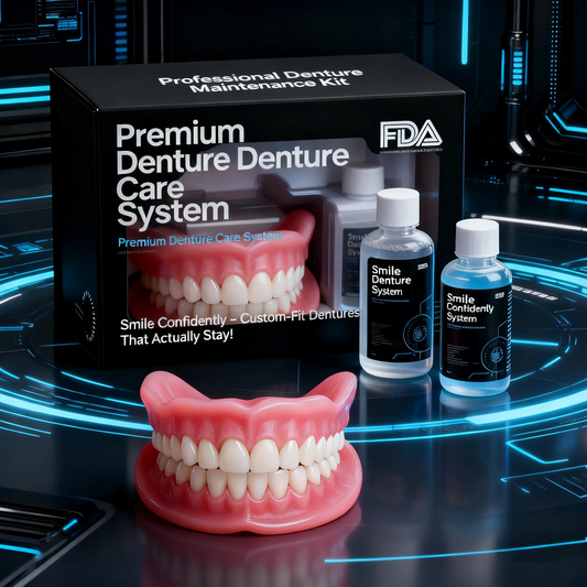 🌎Ends Today: 70% OFF! Custom-Fit Full Functional Dentures Make you more confident✨