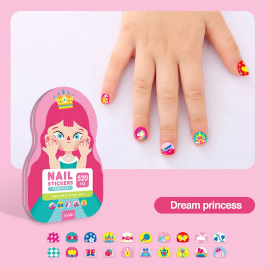 Perfect Gift For Girls😍Kids Nail Stickers