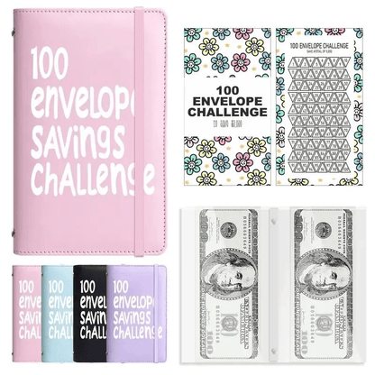 🔥LAST DAY 49% OFF🔥--✉️100 Envelope Savings Challenge Book