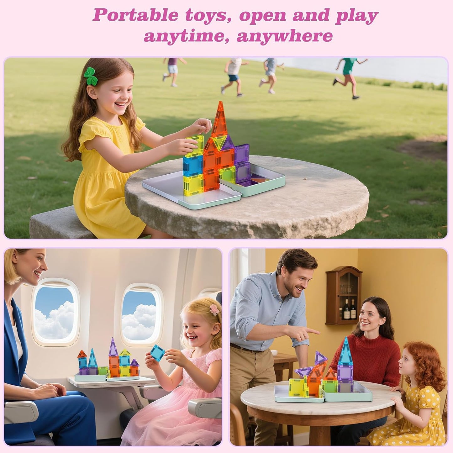 🎁Last Day Special 49% OFF - Mini Magnetic Tiles Building Blocks