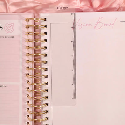 📅✍️2026 Daily Planner with Hourly Schedule - All-in-One Yearly, Monthly & Weekly Organizer(✨Hardcover)