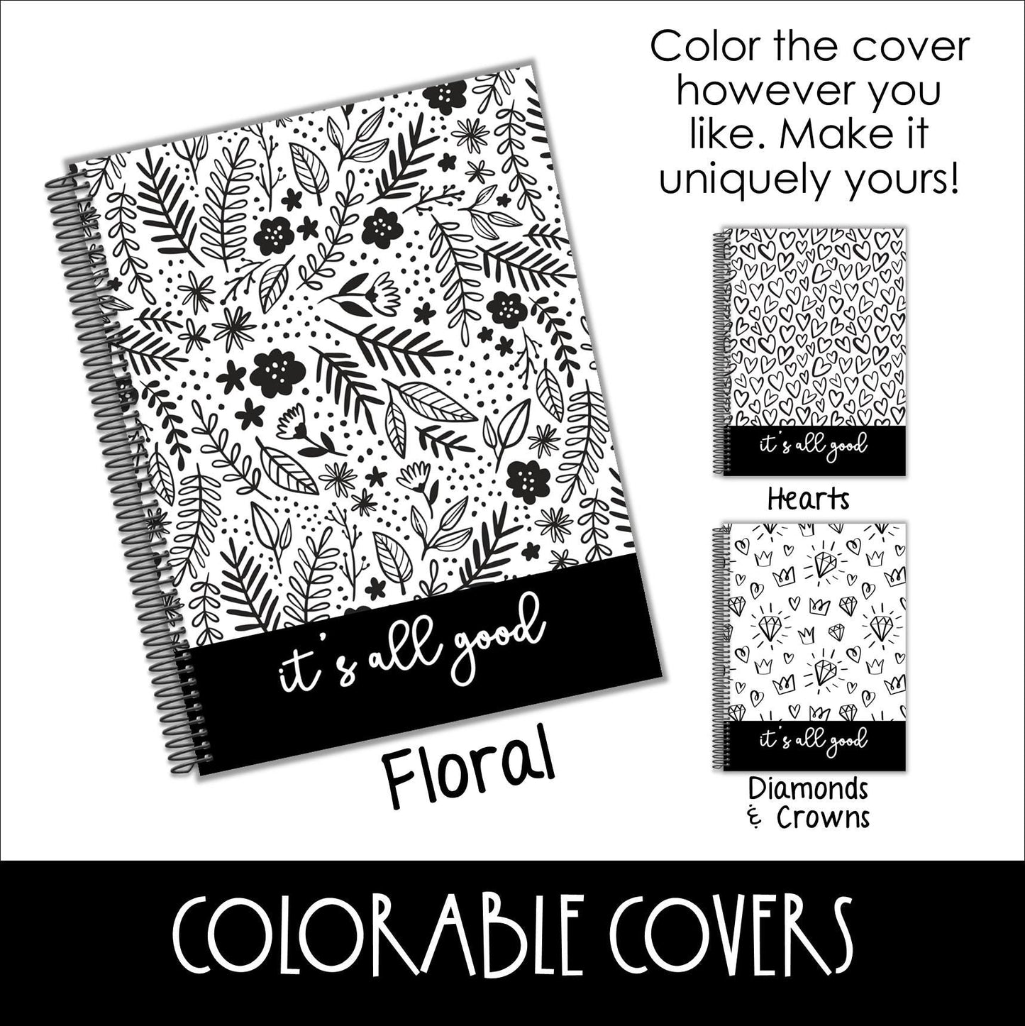 🔥💌Mental Health Mood Journal✍️Track your Moods & Relieve Anxiety🤗