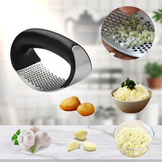 Premium Stainless Steel Garlic Press♧