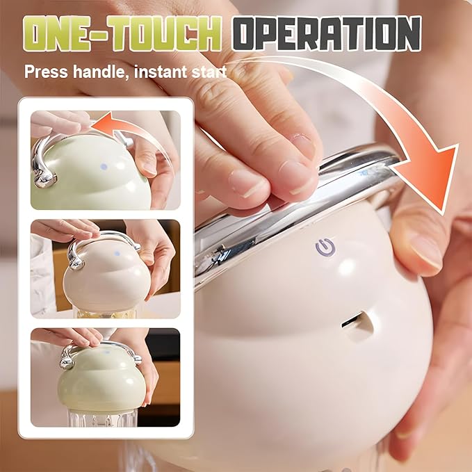 Multi-functional Electric Garlic Chopper, Portable Food Processor, Kitchen Ingredient Processor