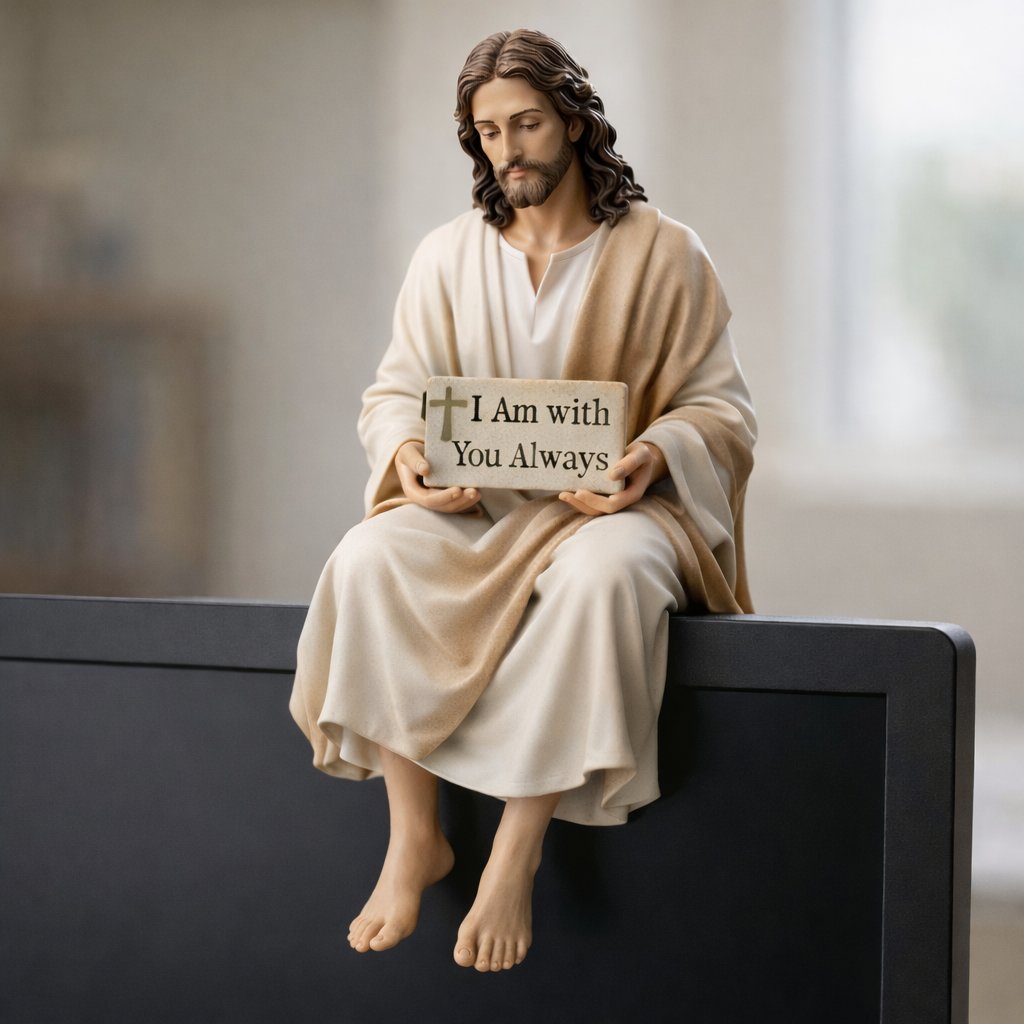 Hot Sale 48% OFF✨Handcrafted Jesus Figurine✝️Serene Desk Companion🙏