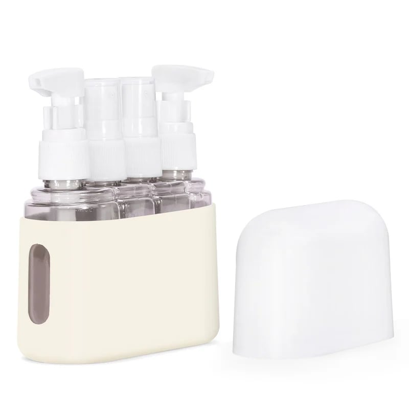 🎁 Mini Shampoo Dispenser Portable Travel Bottle Set