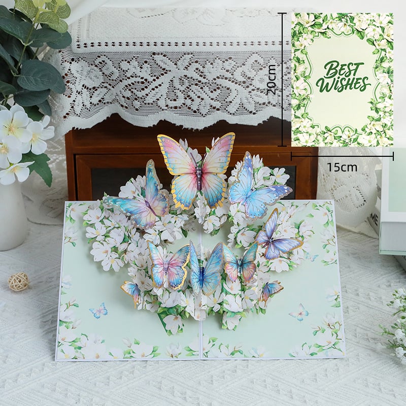 🌹2026 Paper 3D Floral Valentine's Day Card