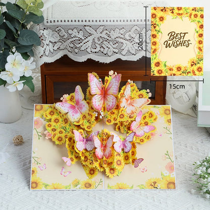 🌹2026 Paper 3D Floral Valentine's Day Card