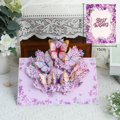 🌹2026 Paper 3D Floral Valentine's Day Card