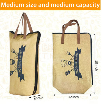 🔥 Elevate Your BBQ Game✨ BBQ Insulated bag - Keep Your Meat Juicy, Tender, and Full of Flavor! 🍖