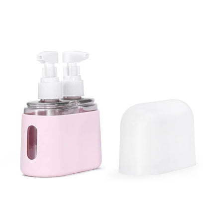 🎁 Mini Shampoo Dispenser Portable Travel Bottle Set