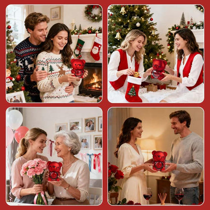 ⚡Hot Sales 49% OFF🔥Cute Teddy Bear with Preserved Rose -A Real Rose Flowerin Bear with Elegant Gift Box