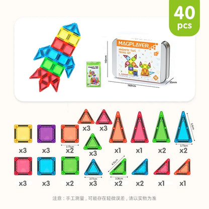 🎁Last Day Special 49% OFF - Mini Magnetic Tiles Building Blocks