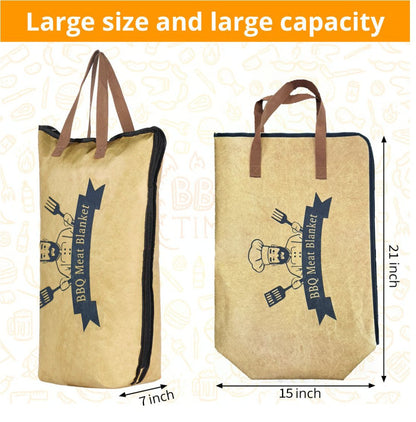 🔥 Elevate Your BBQ Game✨ BBQ Insulated bag - Keep Your Meat Juicy, Tender, and Full of Flavor! 🍖