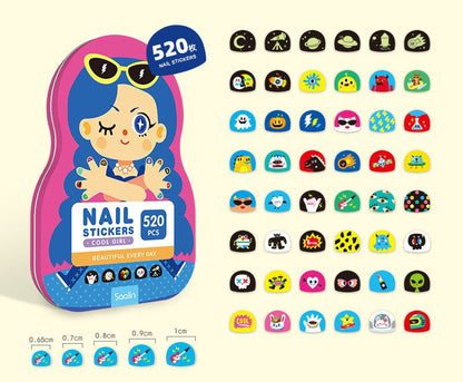 Perfect Gift For Girls😍Kids Nail Stickers