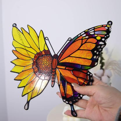 Butterfly Sunflower Suncatcher