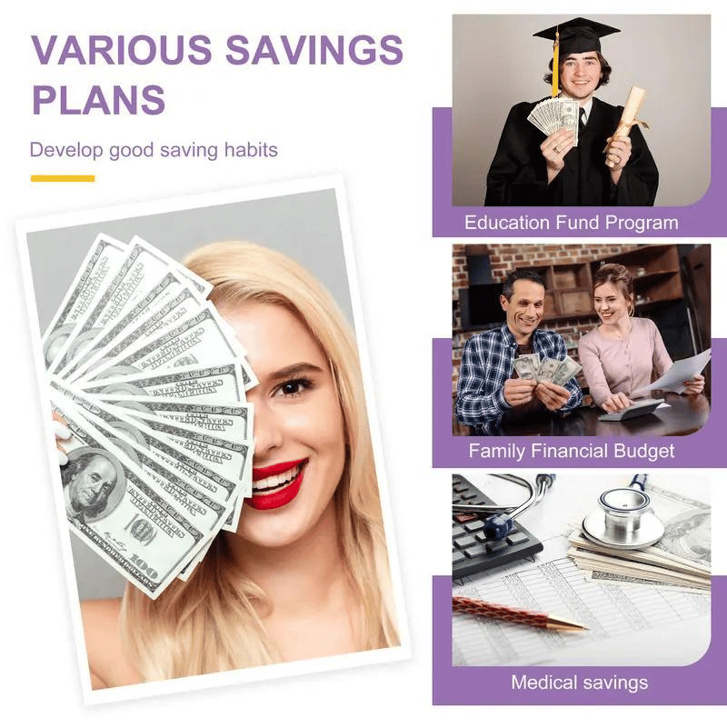🔥LAST DAY 49% OFF🔥--✉️100 Envelope Savings Challenge Book
