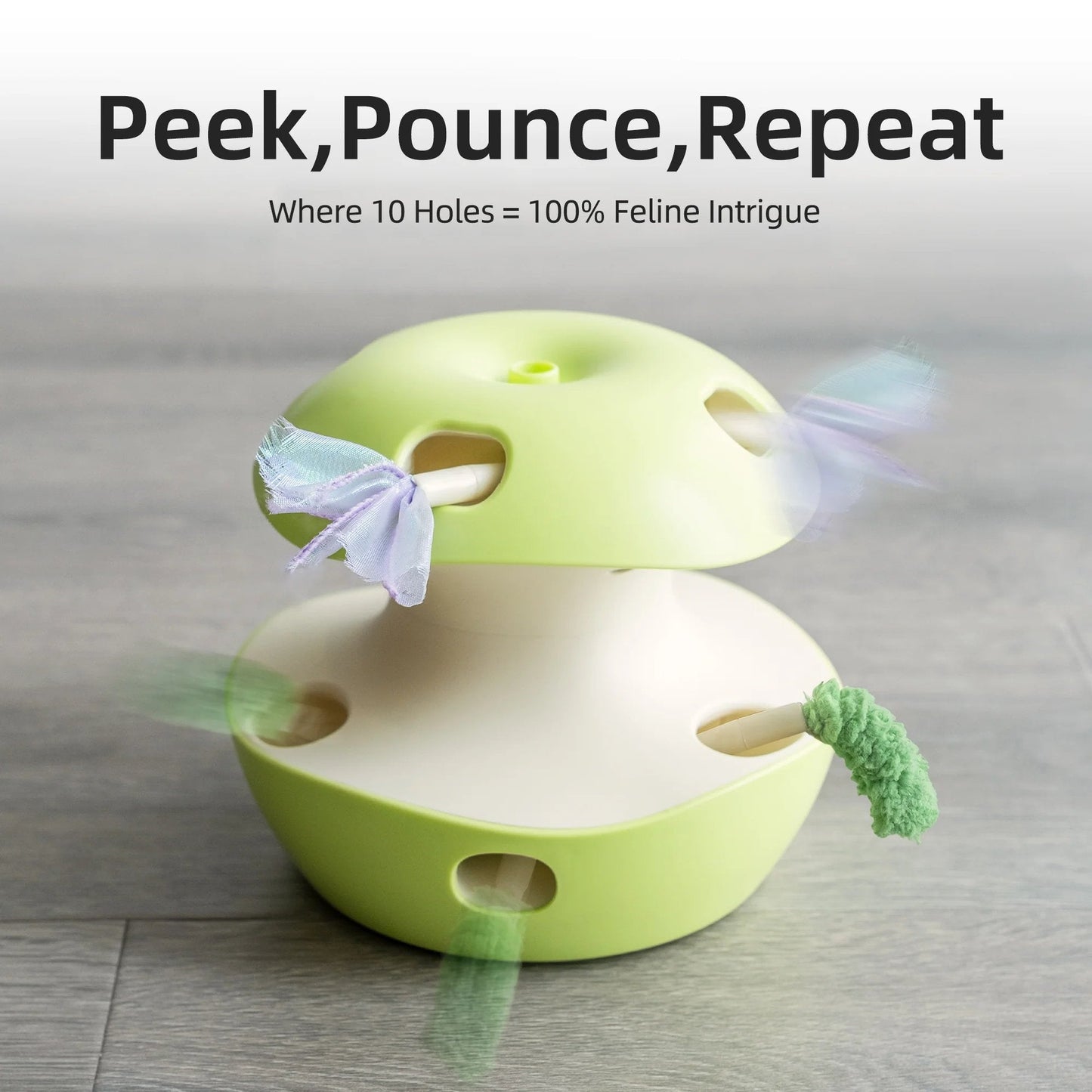 🎯 🍎 Interactive Apple Cat Toy – Fun Prey Play for Curious Kitties!✨🐾