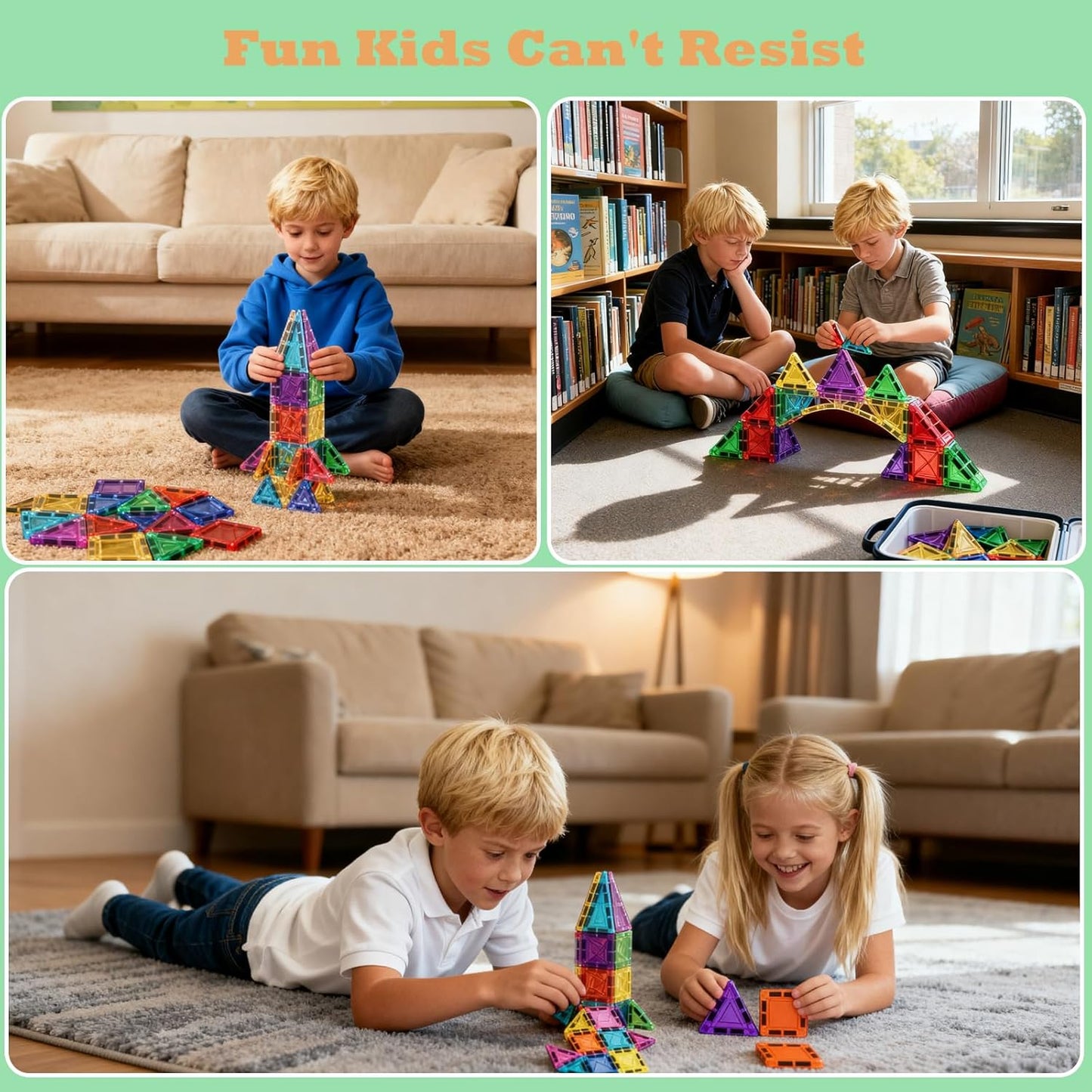 🎁Last Day Special 49% OFF - Mini Magnetic Tiles Building Blocks