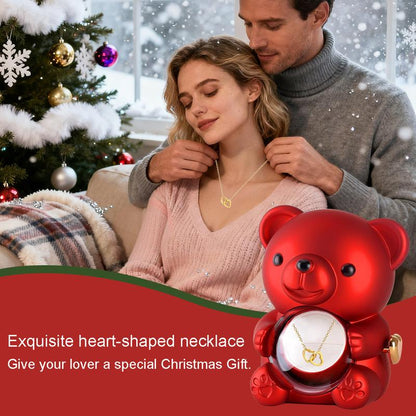 ⚡Hot Sales 49% OFF🔥Cute Teddy Bear with Preserved Rose -A Real Rose Flowerin Bear with Elegant Gift Box