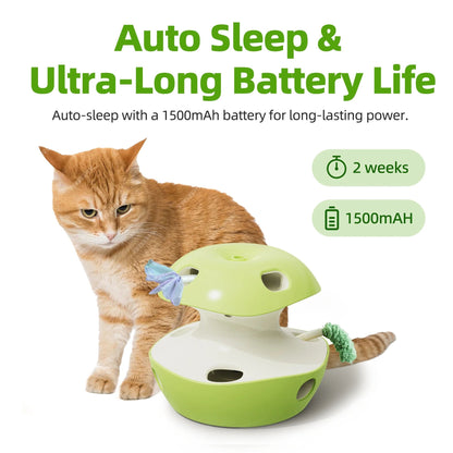 🎯 🍎 Interactive Apple Cat Toy – Fun Prey Play for Curious Kitties!✨🐾