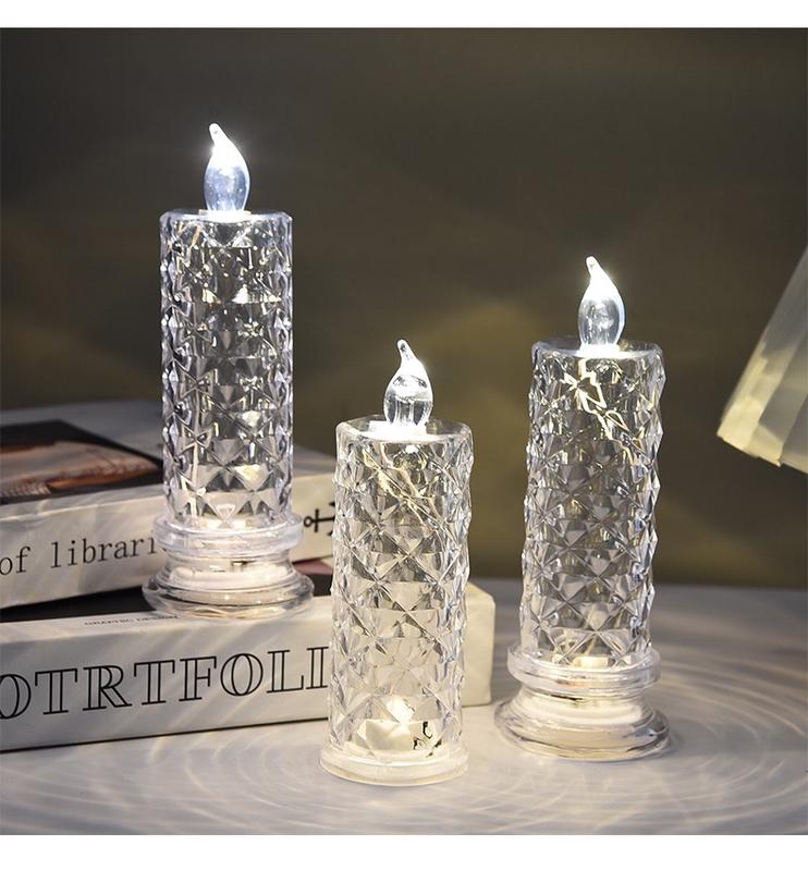 🏆30K+ SOLD!🔥 48% OFF LED Crystal Candle Lights