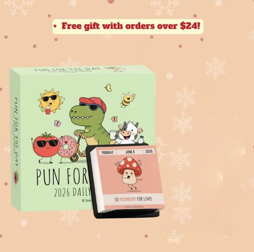 ✨2026 Punny Motivational Desk Calendar📅