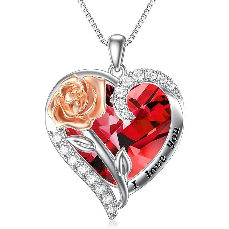 🔥Last Day 64% OFF💖2026  Forever Rose Heart Necklace