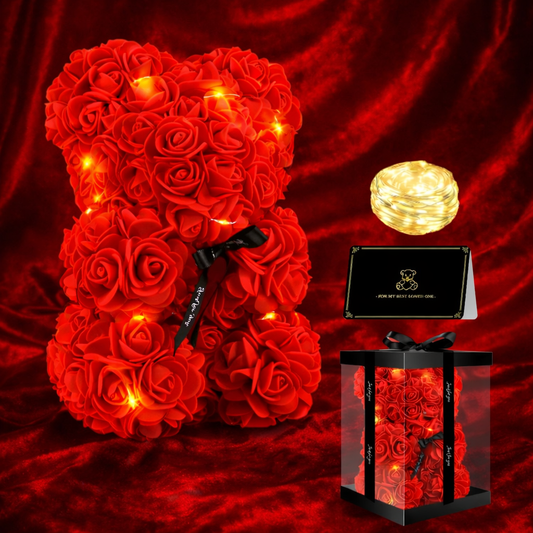 Valentine's Day Promotion 49% OFF❤️🌹The Pryxo™ Eternal Rose Teddy Bear