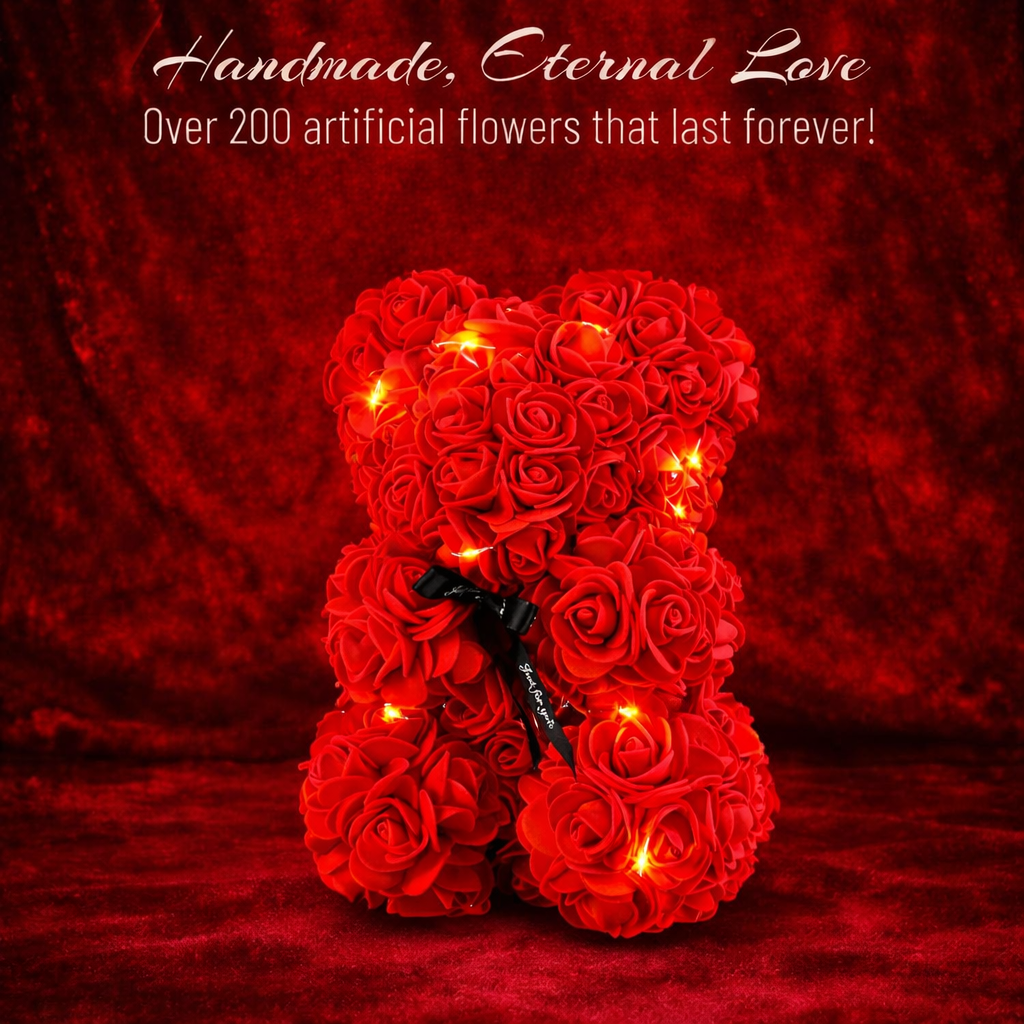Valentine's Day Promotion 49% OFF❤️🌹The Pryxo™ Eternal Rose Teddy Bear